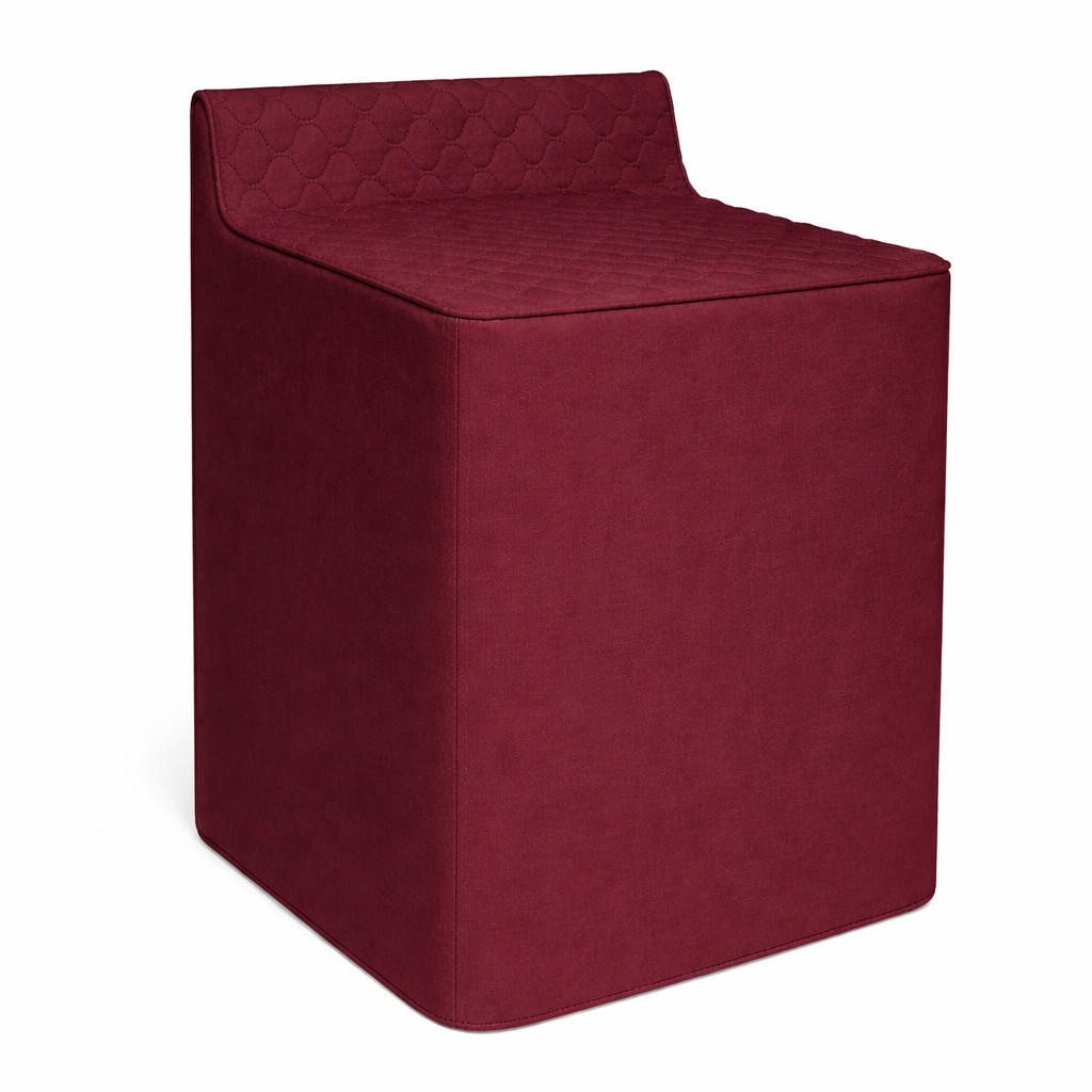 Washing Machine Cover Waterproof Quilted PEVA Zippered Heavy Duty Burgundy gallery