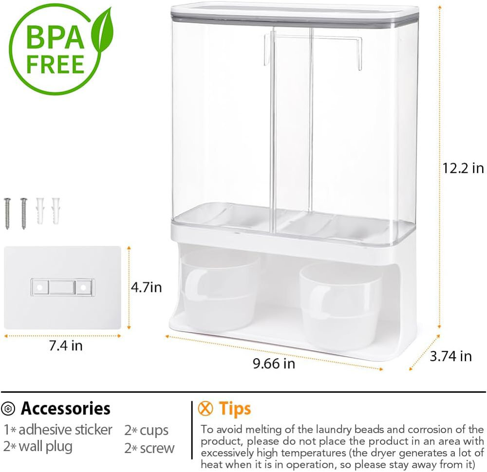 Colourtree Laundry Beads And Detergent Dispenser Organization gallery