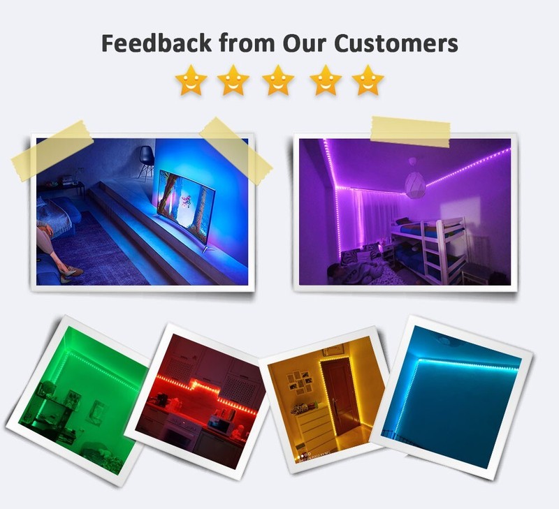 15M USB LED Strip Remote Control | 5050 RGB LED strip for interior decoration gallery