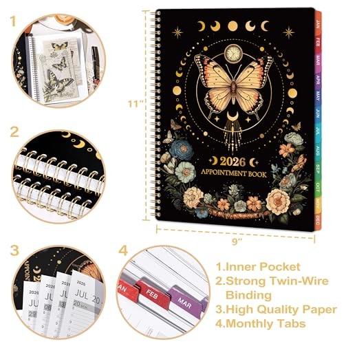 2026 Appointment Book/Planner - Appointment Book 2026, January 2026 - December gallery