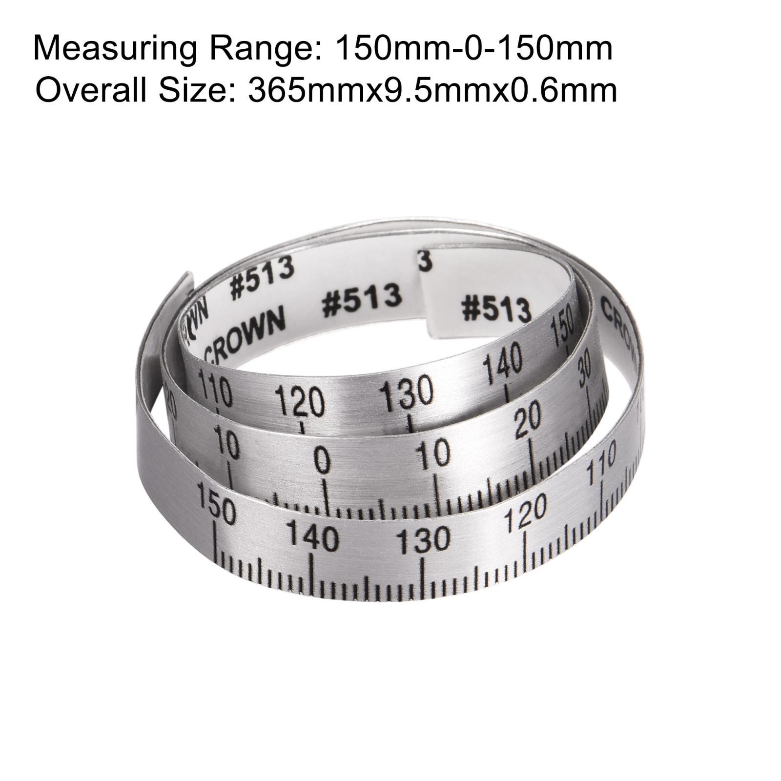Center Finding Ruler 150mm-0-150mm Table StickyTape Measure, (from the middle) gallery