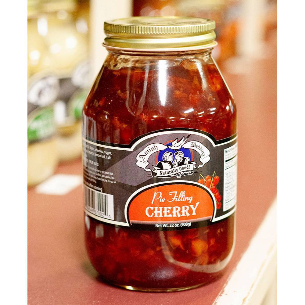 Amish Wedding Natural Pie Filling, Pre Cooked Real Natural Flavor 32 ounce Jar gallery