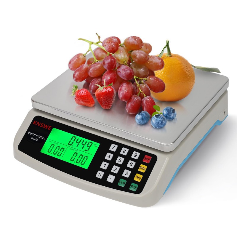 Báscula de alimentos comercial 40 kg Báscula de cocina digital grande para horne gallery