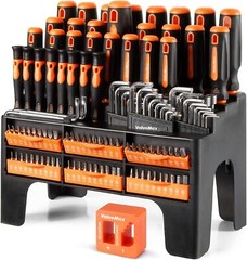 126PC Magnetic Screwdriver Set w/Plastic Racking Organize ‎Chrome Vanadium Steel