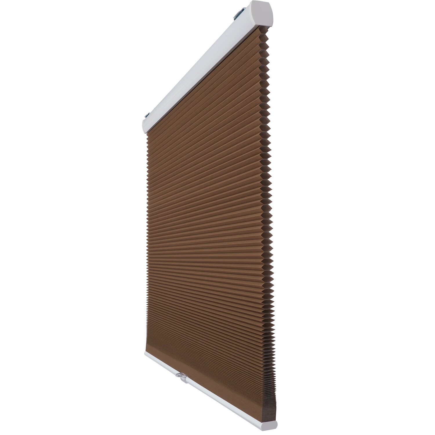 Coffee 69" W X 72" H Privacy & Light Filtering Cordless Cellular Shades Window B gallery
