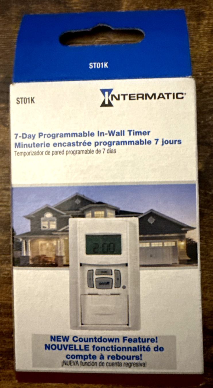 ST01K 7-Day Programable In-Wall Timer gallery