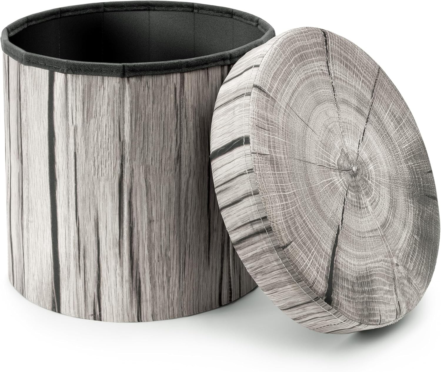 Tree Stump Stool, Storage Ottoman 15 Inch Fake Tree Stumps Log Stool Storage, gallery