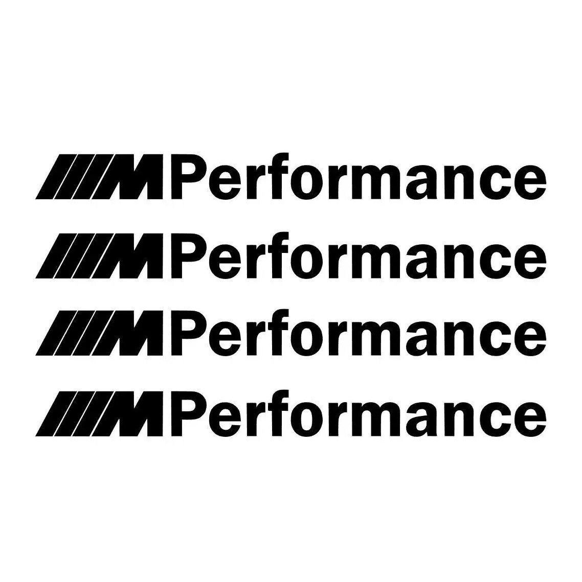 M Performance Decal BMW M Package m2 m3 m4 m5 m6 m7 m8 Vinyl Sticker Window SUV gallery