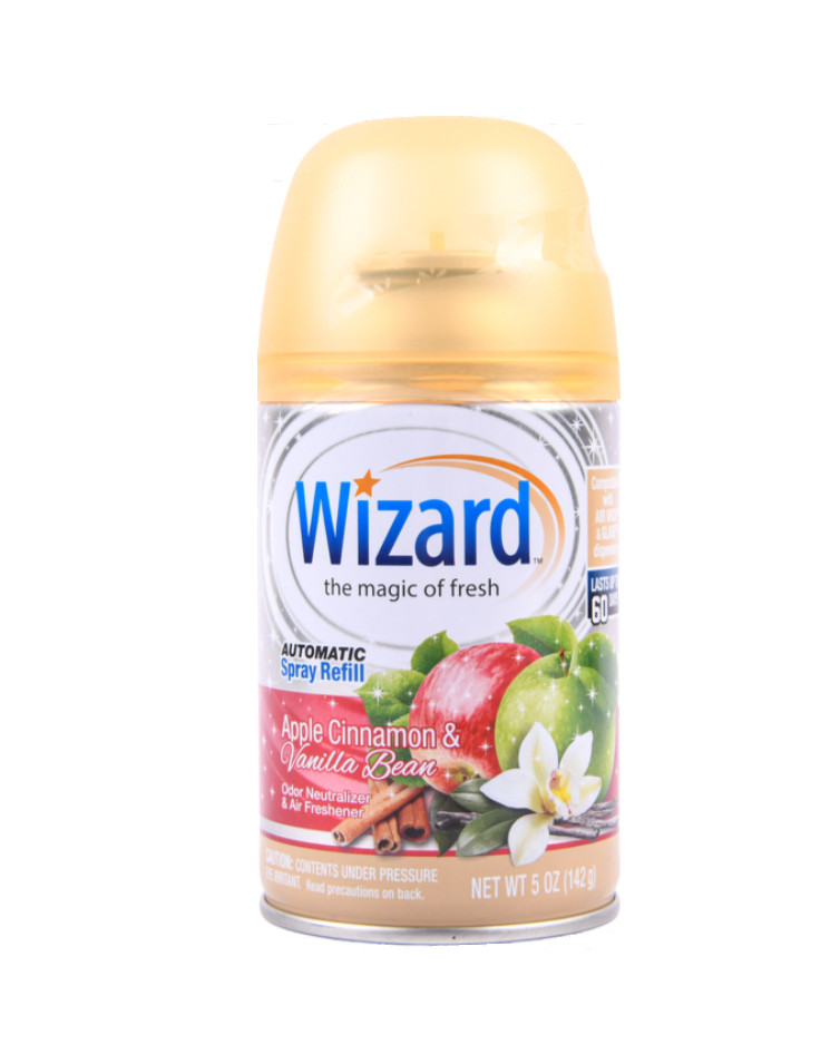 12 Wizard Automatic Spray Refills Apple Cinnamon & Vanilla Bean 5 oz (See Note) gallery