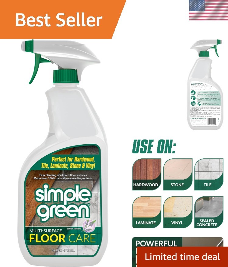 32oz pH Neutral Multi-Surface Cleaner - Fresh Lemon Verbena for All Floors
