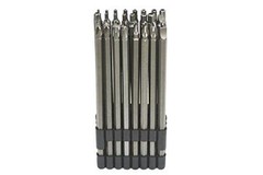 32pc Extra Long Security Bit Set Tamper Proof Torx Star Tri Wing Pozi w Holder