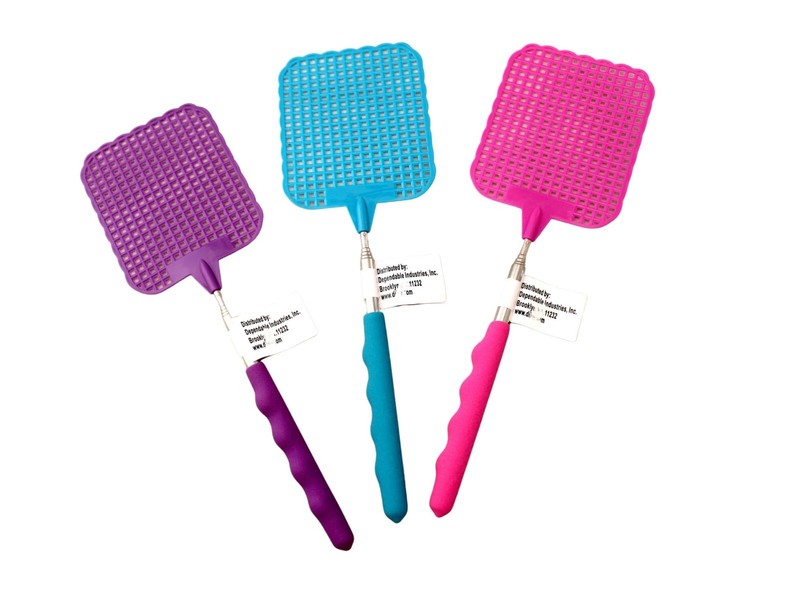 5 pack Extendable Fly Swatter Telescopic Long Reach Bug MOSQUITO Killer gallery