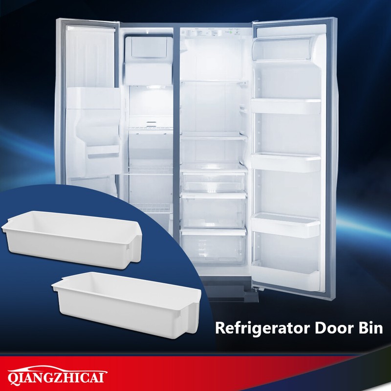 Compatible with Kenmore Whirlpool Refrigerator White Shelf Bin 4 Packs gallery