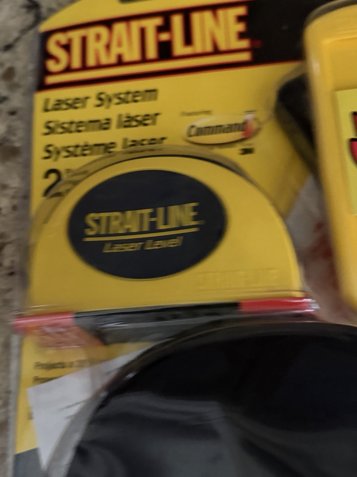 Straight Line 3 Piece Laser System Laser Level Swivel Base Case Factory Sealed gallery