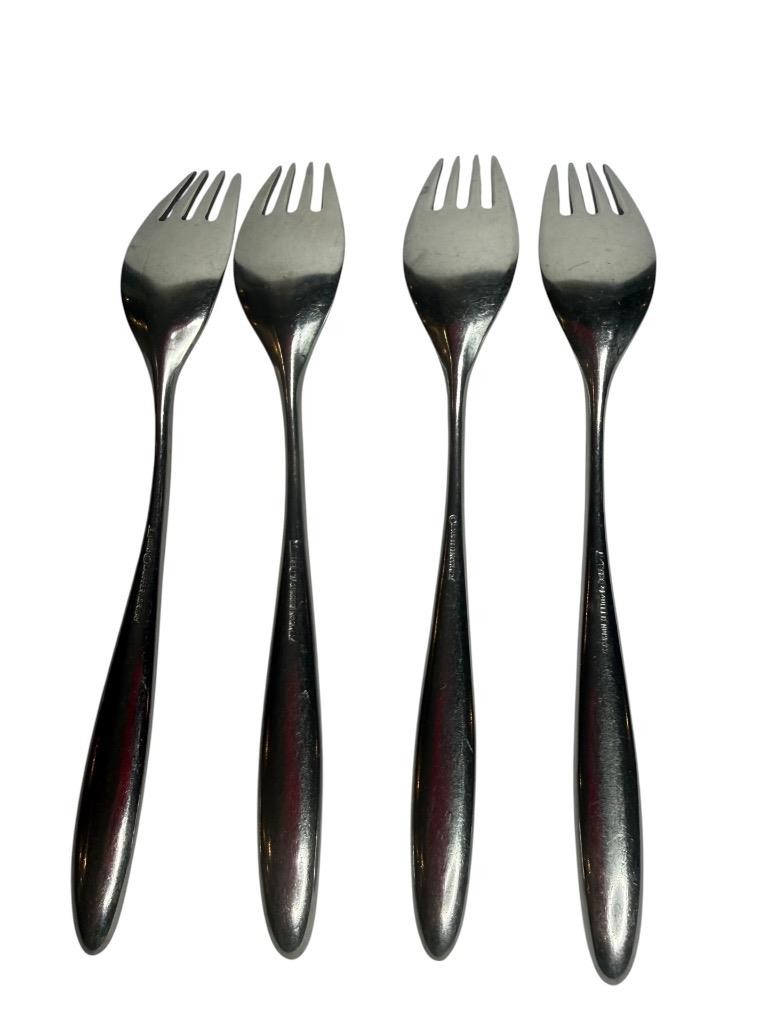 Lauffer Design 2 Norway Towle Stainless Steel Dinner Forks Flatware Silverware gallery