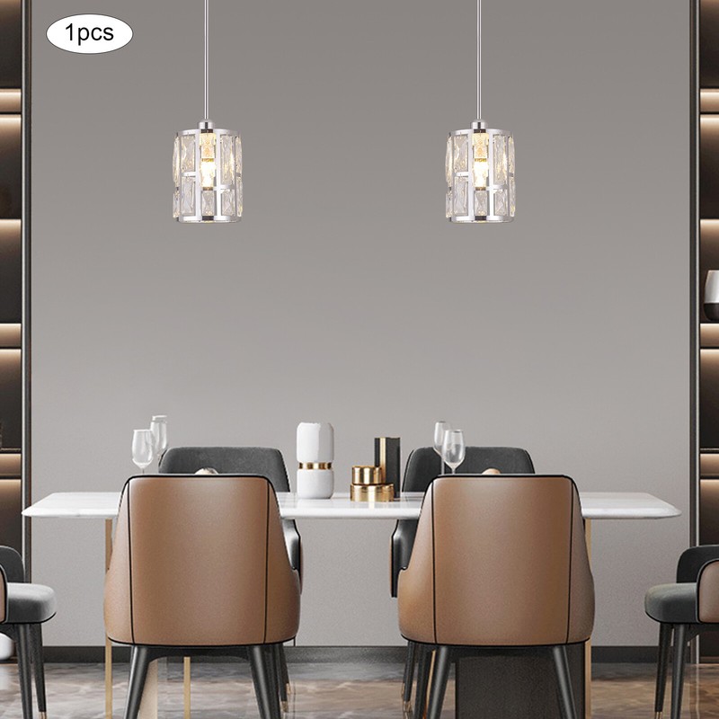 Ceiling-mounted Light, Adjustable Height, Modern Crystal Pendant Light Fixture? gallery