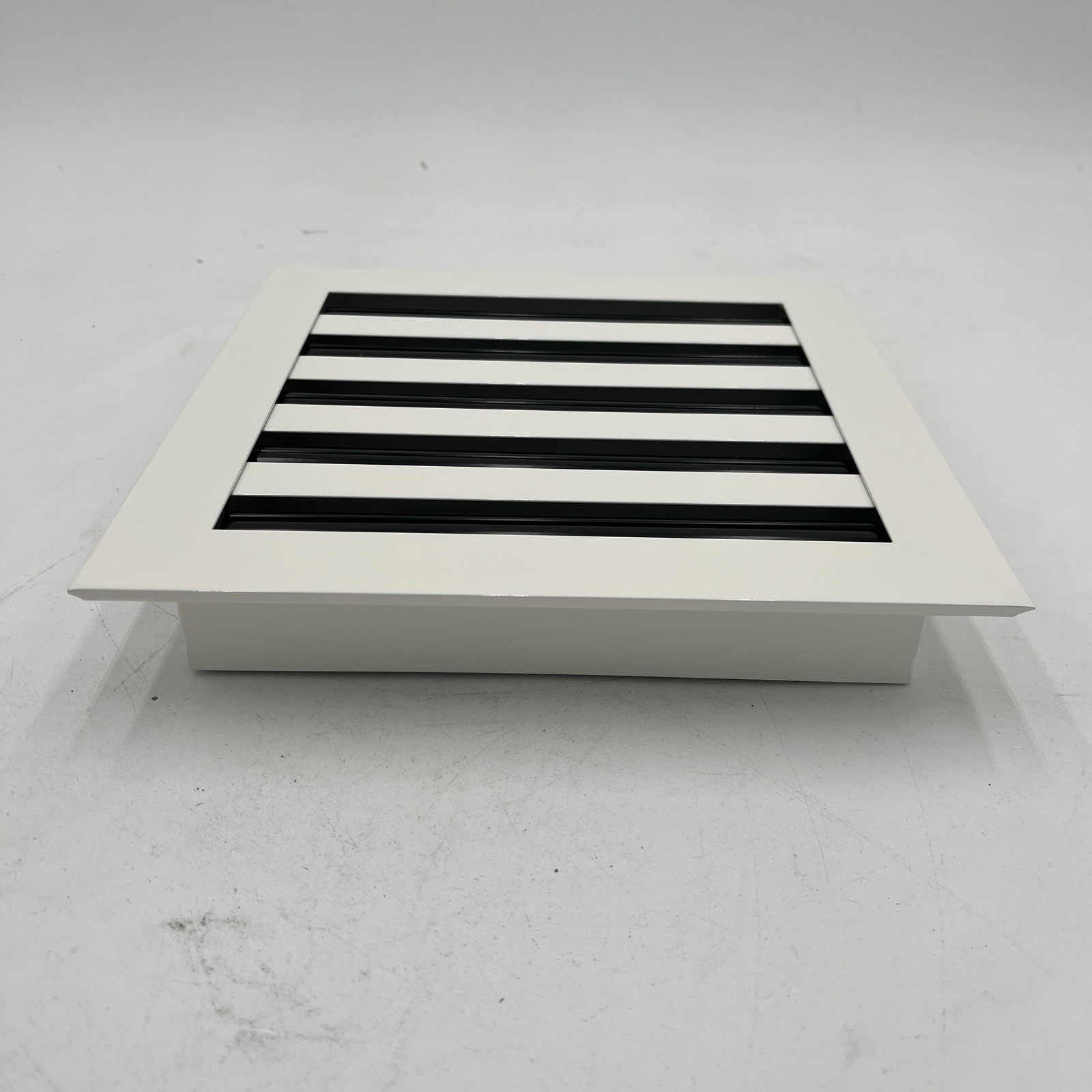 NEW!! 8" x 8" Linear 5 Slot Diffuser - White Modern Decorative AC Vent Cover gallery