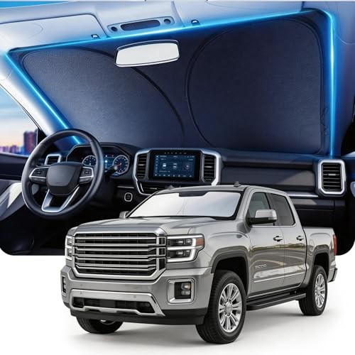 Front Windshield Sun Shade for 3)FOR | GMC Sierra 1500 2500 3500 (2014-2026) gallery