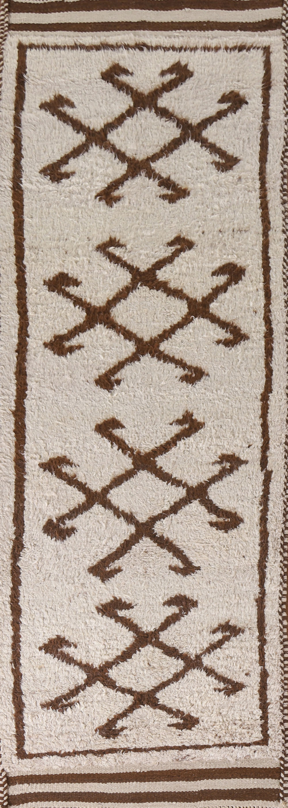 Natural Dye Authentic Hand-Knotted Anatolian Turkish 11 ft. Runner Rug 3x11 ft gallery