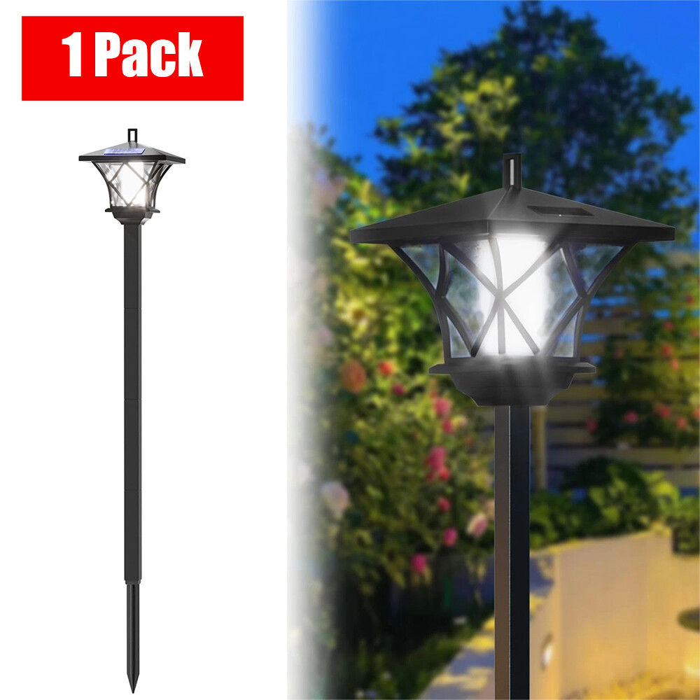 59''Solar Lamp Post Light LED Landscape Street Pole Lamp for Garden Yard Pathway gallery