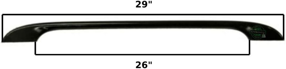 Black Handle Compatible with Frigidaire Kenmore Wall 5304458312 with 2 Screws gallery