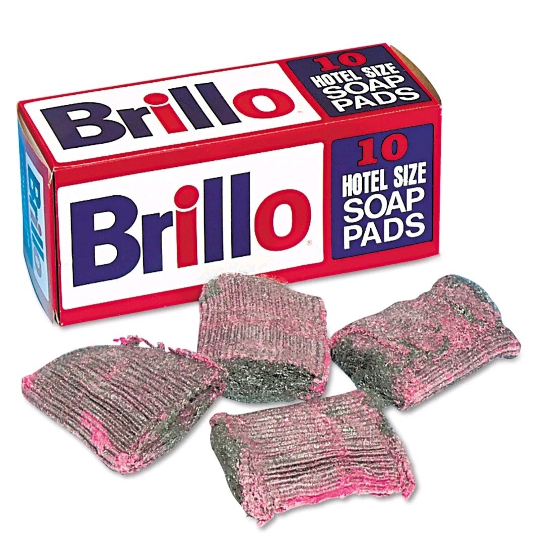 Brillo Soap Pads 10 Pack Steel Wool & Soap Gray Pink Hotel Size gallery