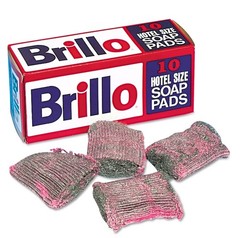 Brillo Soap Pads 10 Pack Steel Wool & Soap Gray Pink Hotel Size