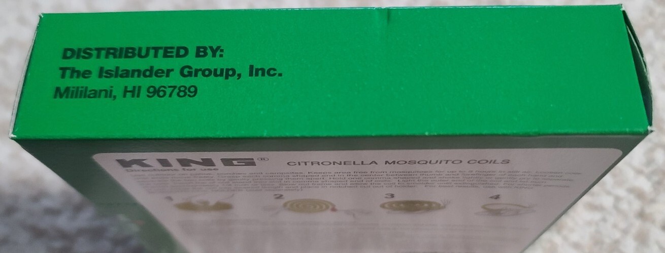 King Citronella Coils 10-pack *Free shipping* gallery