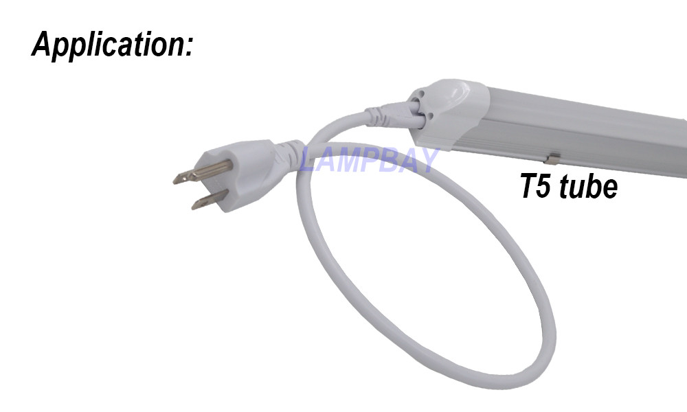 Power Cords 50cm 100cm 200cm Cable LED T5 T8 Integrated Tube Light Wire US Plug gallery