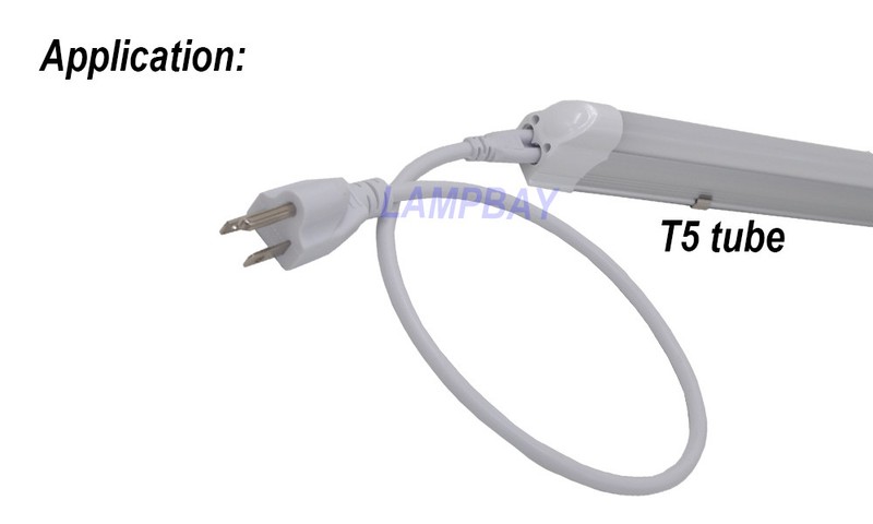 Power Cords 50cm 100cm 200cm Cable LED T5 T8 Integrated Tube Light Wire US Plug gallery