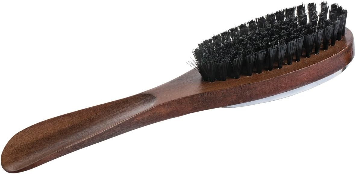 Versatile 3-in-1 Lint Remover, Clothes Brush & Shoe Horn in Walnut Design gallery