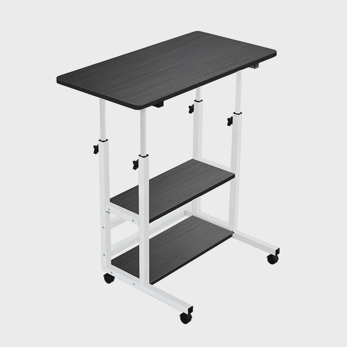 Savya Engineered Wood Manual Height Adjustable Study Table For Adults,Students,K gallery