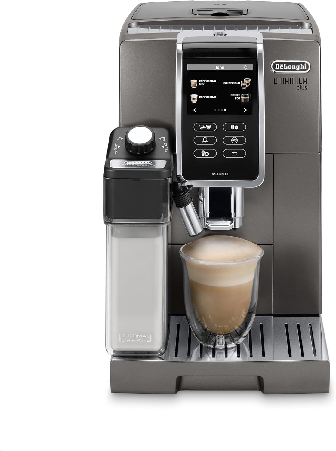 DE'LONGHI DINAMICA PLUS CONNECTED FULLY AUTOMATIC ESPRESSO - Scratch & Dent gallery