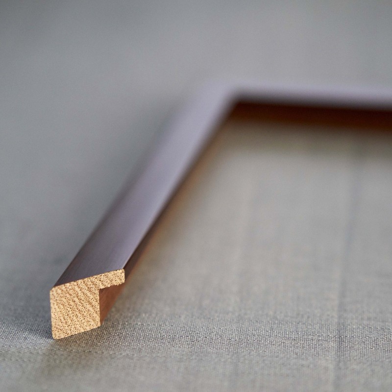 Classic Modern Brown Frame - UV Acrylic, Backing Board, Hardware Included gallery