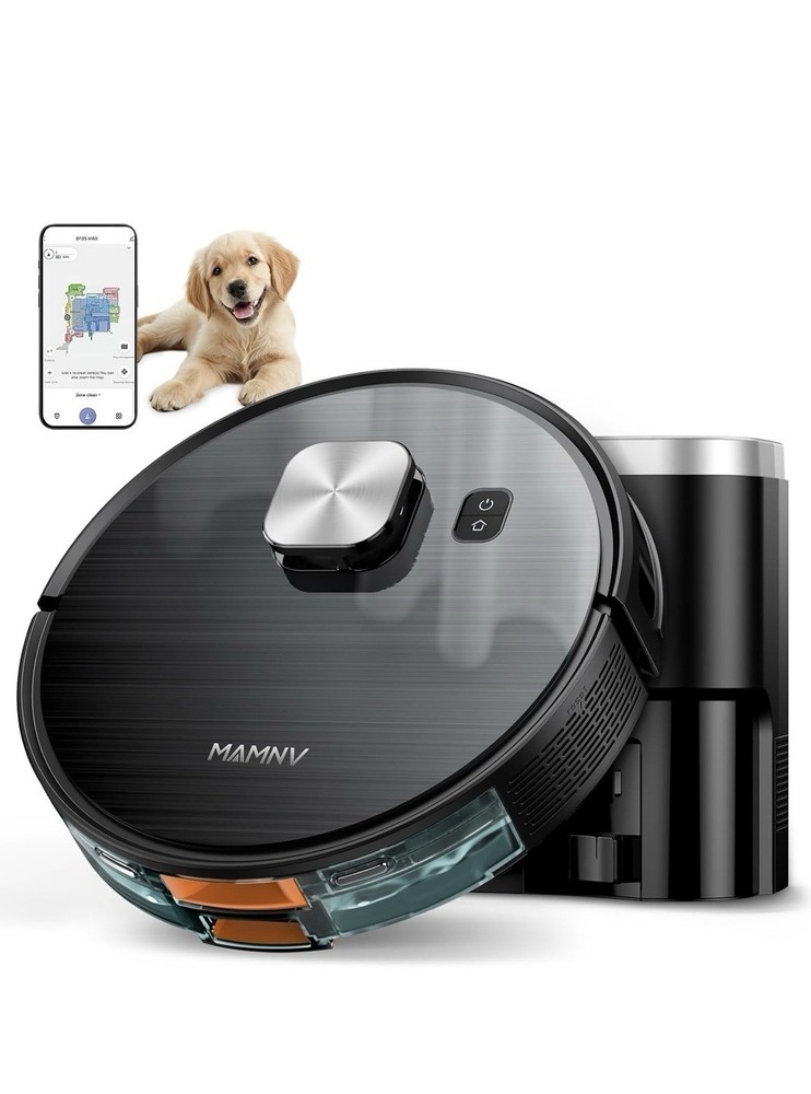 MAMNV D13S MAX LiDAR Laser Mapping Self-Emptying Robot Vacuum Mop 160min