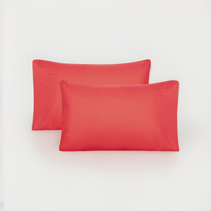 2 PK Pillow Cases Queen Size Super Soft Envelope Closure Double Brushed gallery