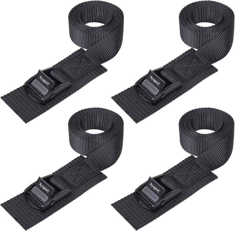 Lashing Straps Tie Down Straps Bungee Cords Cargo Securing Straps 2ft 4pack gallery