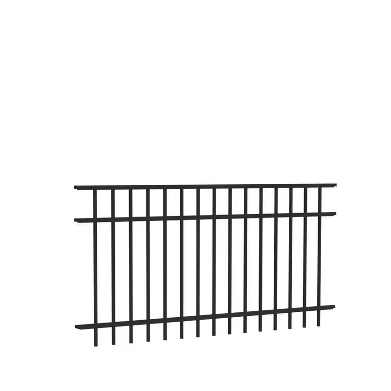 Natural Reflections Standard-Duty 3 Ft. H X 6 Ft. W Black Aluminum Pre-Assembled gallery