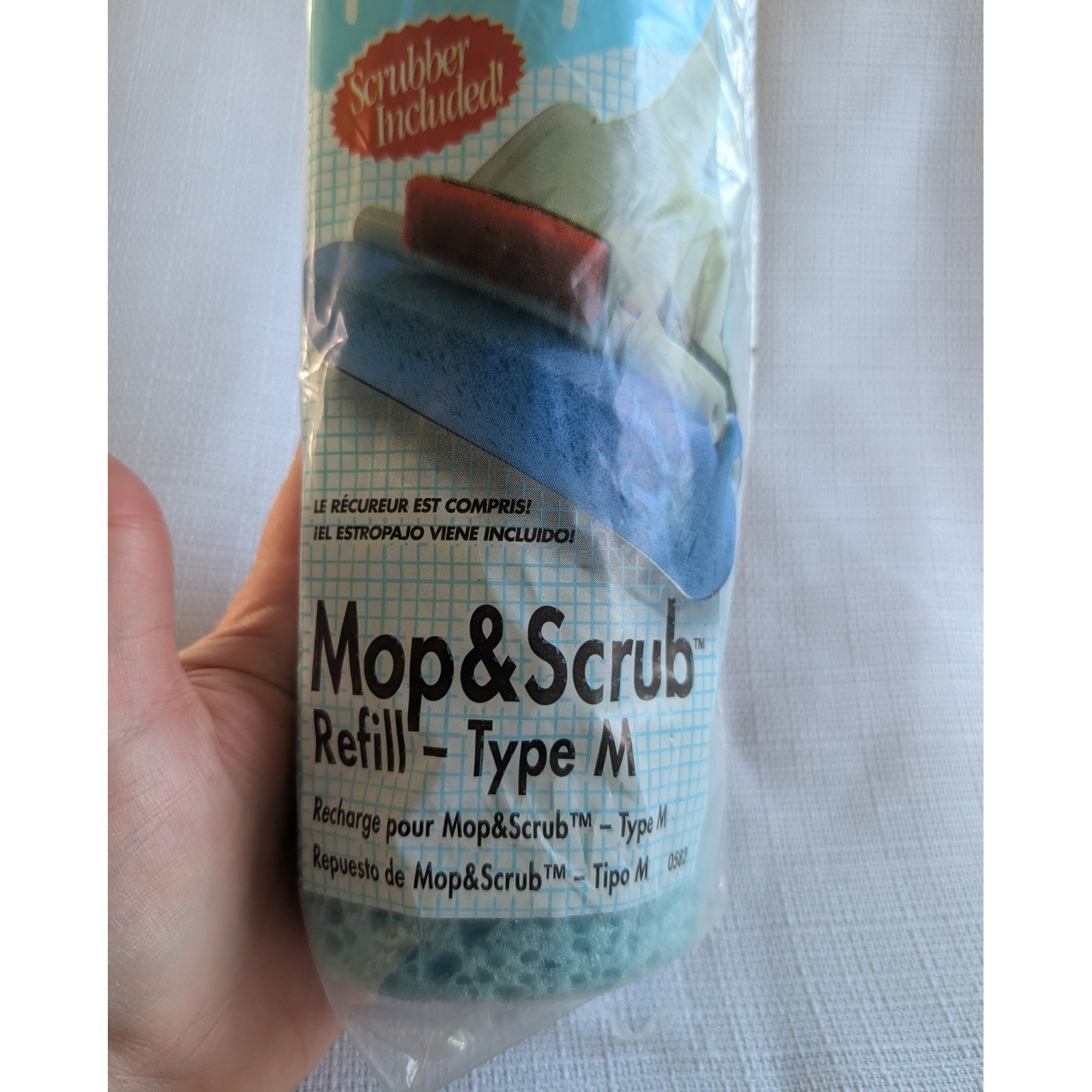 NEW Quickie HomePro Mop & Scrub Refill Type M 2000 Stock #0582 gallery