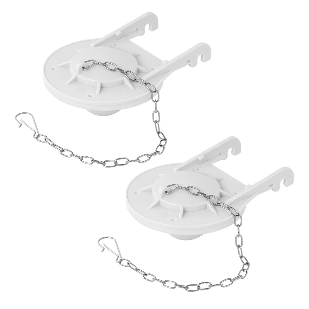 2 Pack 3-inch Universal Toilet Flapper Replacement for American Standard