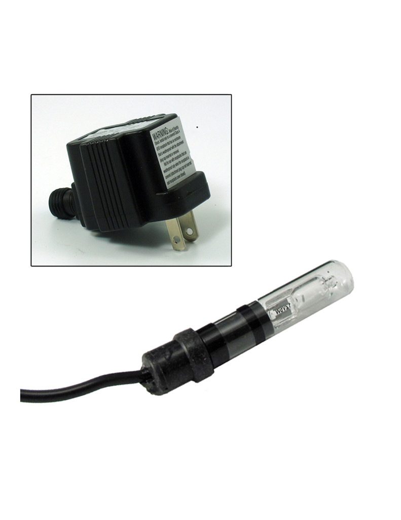 Fountain Pump w/Light Low-Voltage, 70gph/25" lift, 12v AC, 6' cord 2transformers gallery