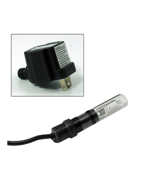 Fountain Pump w/Light Low-Voltage, 70gph/25" lift, 12v AC, 6' cord 2transformers gallery