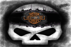HARLEY DAVIDSON MOTORCYCLES CANVAS WALL ART READY TO HANG CP121