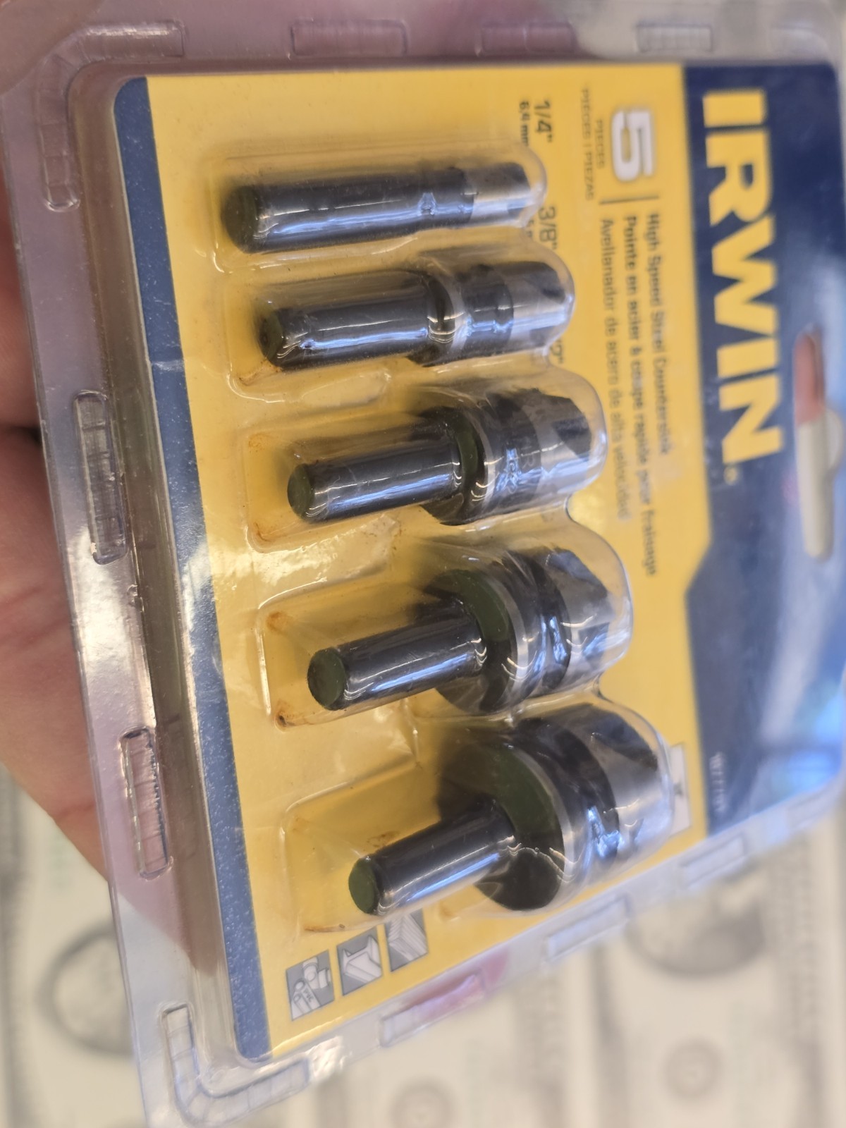 IRWIN Tools High Speed Black Oxide Countersink Drill Bit, 5-Piece Set 1877791 gallery