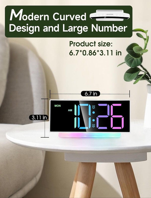 Super Extremely Extra Loud Alarm Clock Very Heavy Sleeper Battery Backup gallery