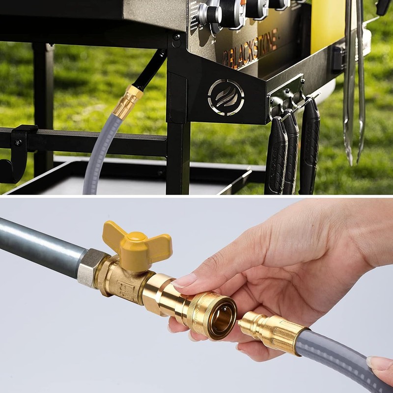 5249 Propane to Natural Gas Conversion Kit, 10FT 3/8 Inch Natural Gas Hose gallery