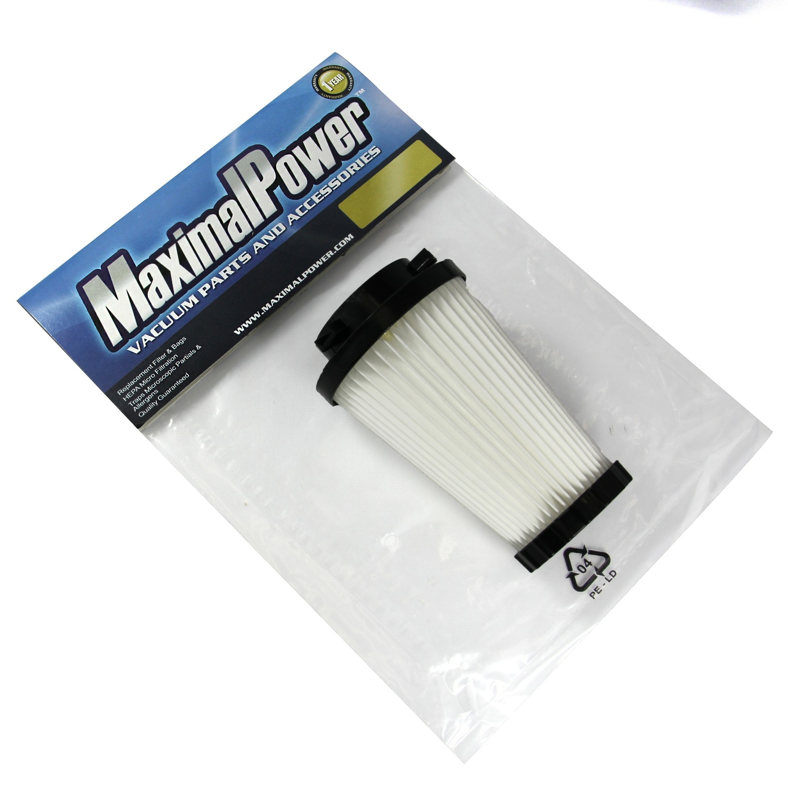 MaximalPower Filter for Dirt Devil F2 Vacuum 3-SFA115-00X 3SFA11500X 2SFA115000 gallery