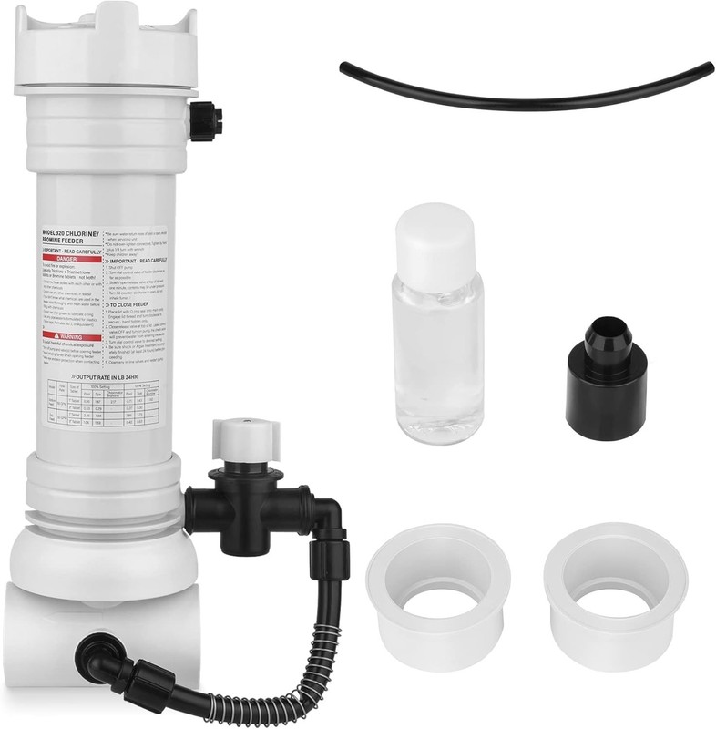 Upgraded 320 Pool Chlorinator Automatic Chlorine/Bromine Inline Feeder Compat... gallery
