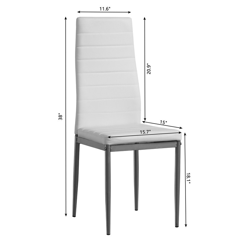 【Same Code：09951951】110CM Clear Color Dining Table Set gallery