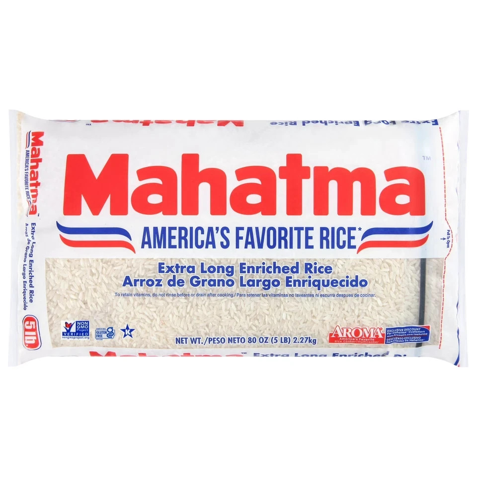Mahatma Enriched Extra Long Grain White Rice 20 lb Bag gallery
